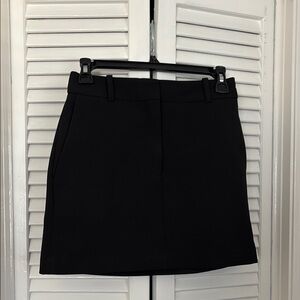 Aritzia Babaton Black Mini Skirt
